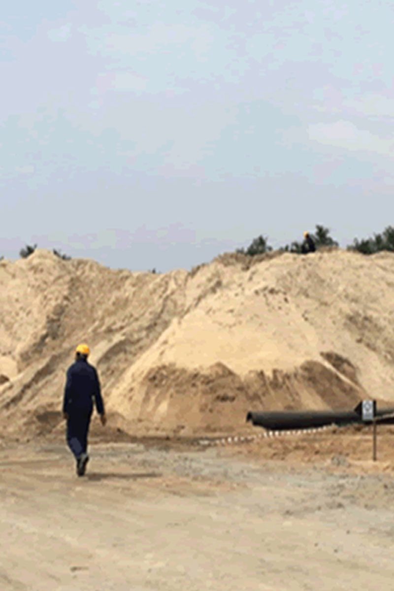 Sand Stock Piling